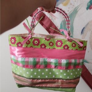 Colorful Floral Patchwork Tote Bag